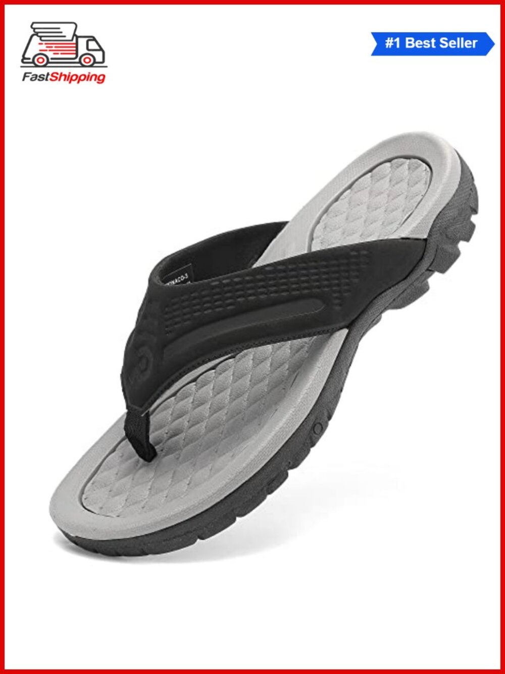 ✨ Men's Thong Flip-Flops with Arch Support EVA & Rubber Sole Comfort Beach